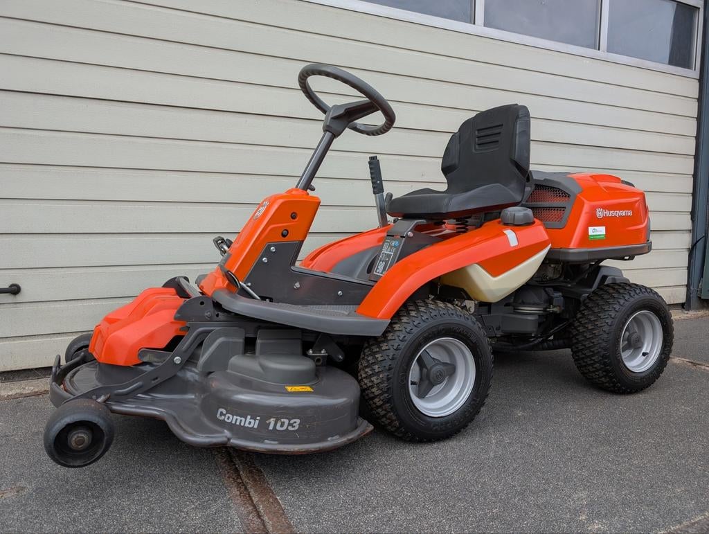 Zeer nette Husqvarna Rider R214T AWD 4x4 103cm, Tuin en Terras, Gebruikt, Ophalen of Verzenden, Husqvarna, Mulchfunctie