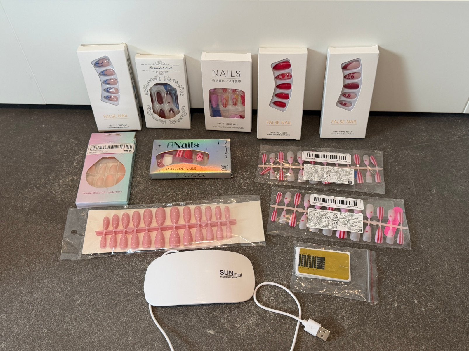 Nagel set, Ophalen of Verzenden, Zo goed als nieuw, Overige kleuren, Handen en Nagels