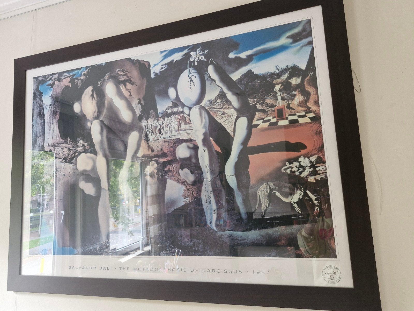 Salvador Dalí - The Metamorphosis of Narcissus (1937), Ophalen
