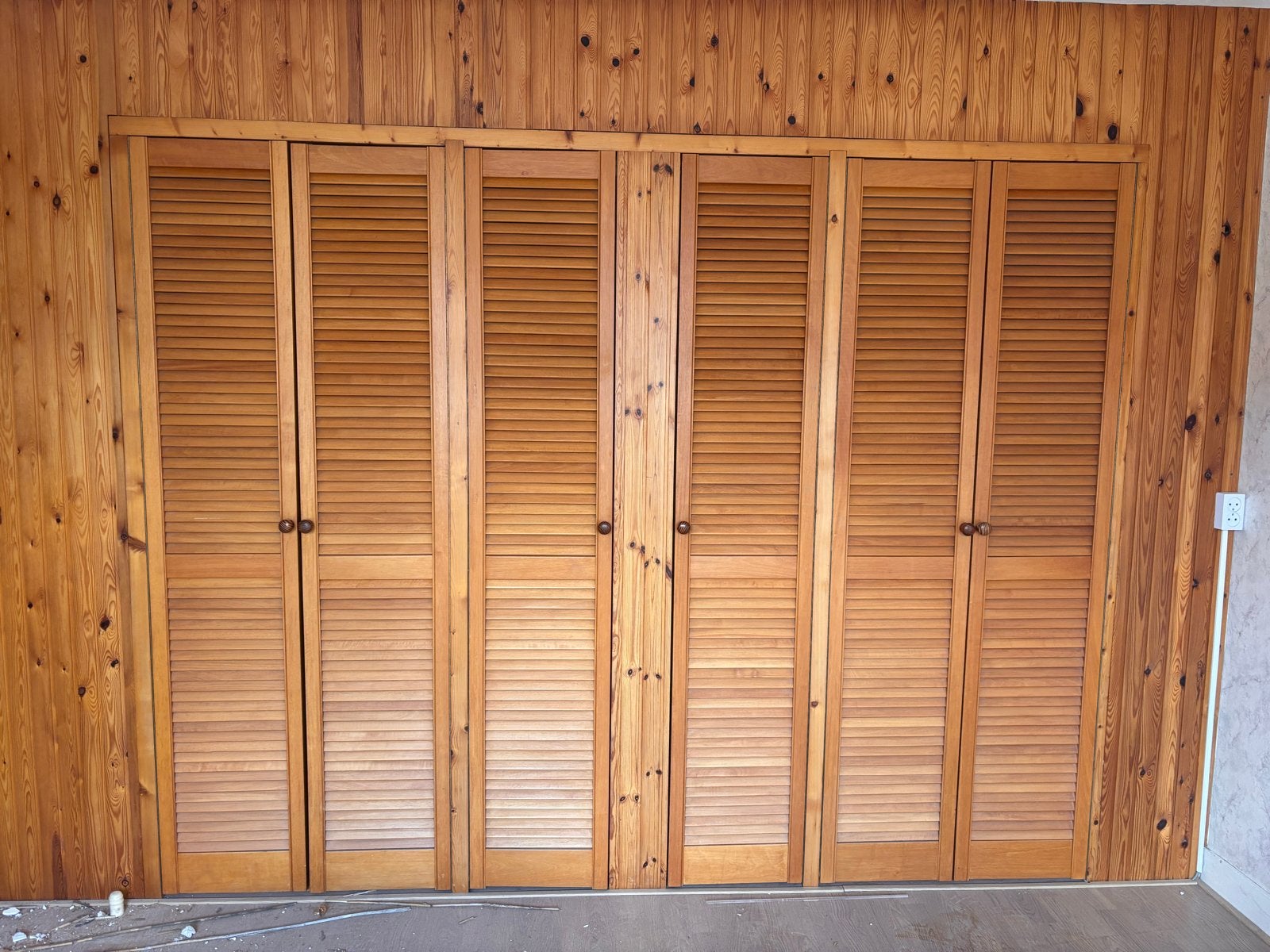 12x Houten Vouwdeuren - 38x198 cm - Gebruikt, Ophalen, Gebruikt, Minder dan 80 cm, Binnendeur