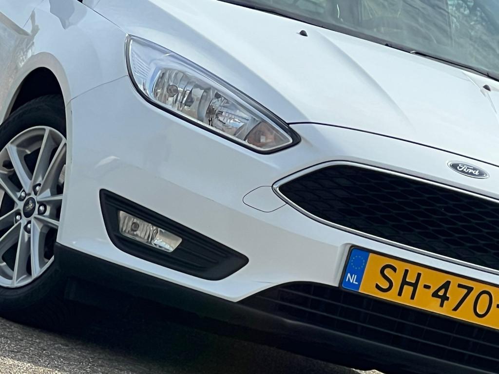 Ford Focus Wagon 1.0 Ecoboost Lease Edition - Frozen White -, Auto's, Gebruikt, Wit, Origineel Nederlands, Handgeschakeld