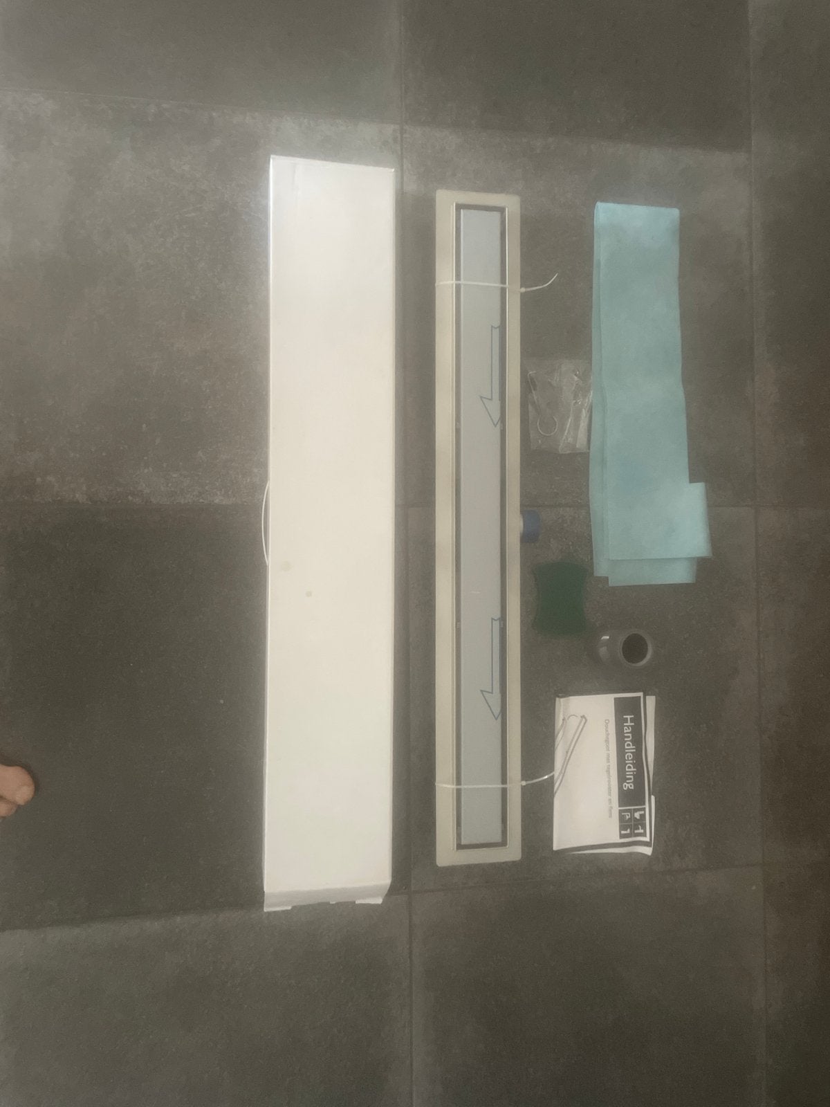 Nieuwe RVS Douchegoot met tegelrooster 80x7 cm, Doe-het-zelf en Verbouw, Sanitair, Ophalen of Verzenden, Nieuw, Rvs, Douche