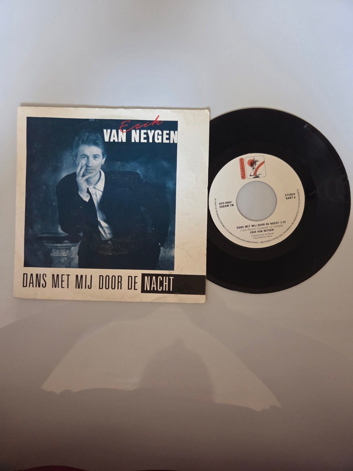 Erik van Neygen - Dans met mij door de nacht, Ophalen of Verzenden, Gebruikt, 7 inch, Nederlandstalig