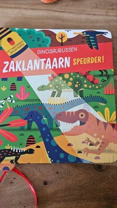 Dinosaurus Speurder! Zaklantaarn boek, Boeken, Kinderboeken | Kleuters, Gelezen, Non-fictie, Jongen of Meisje, Voorleesboek