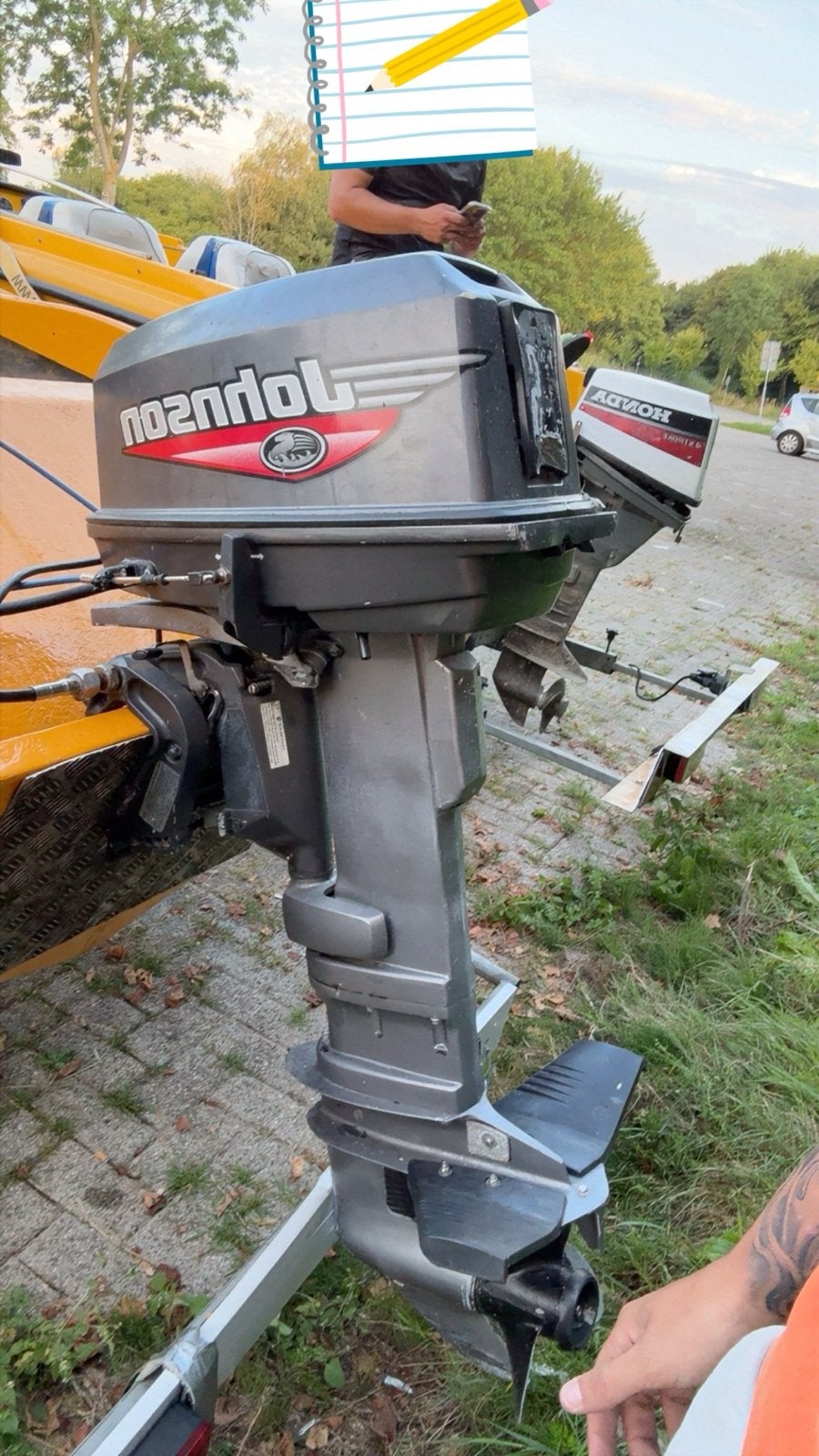 Johnson buitenboordmotor 25 pk - Krachtige betrouwbare motor, Ophalen of Verzenden, Gebruikt