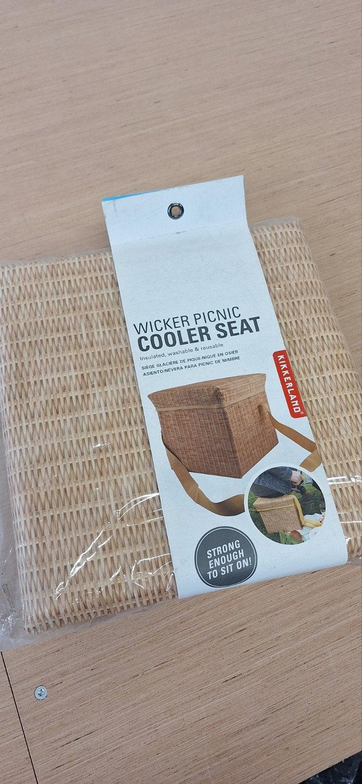Kikkerland Picknickmand - Nieuw en Ongebruikt, Nieuw, Ophalen of Verzenden, Kikkerland Design Inc., Info@kikkerland.com