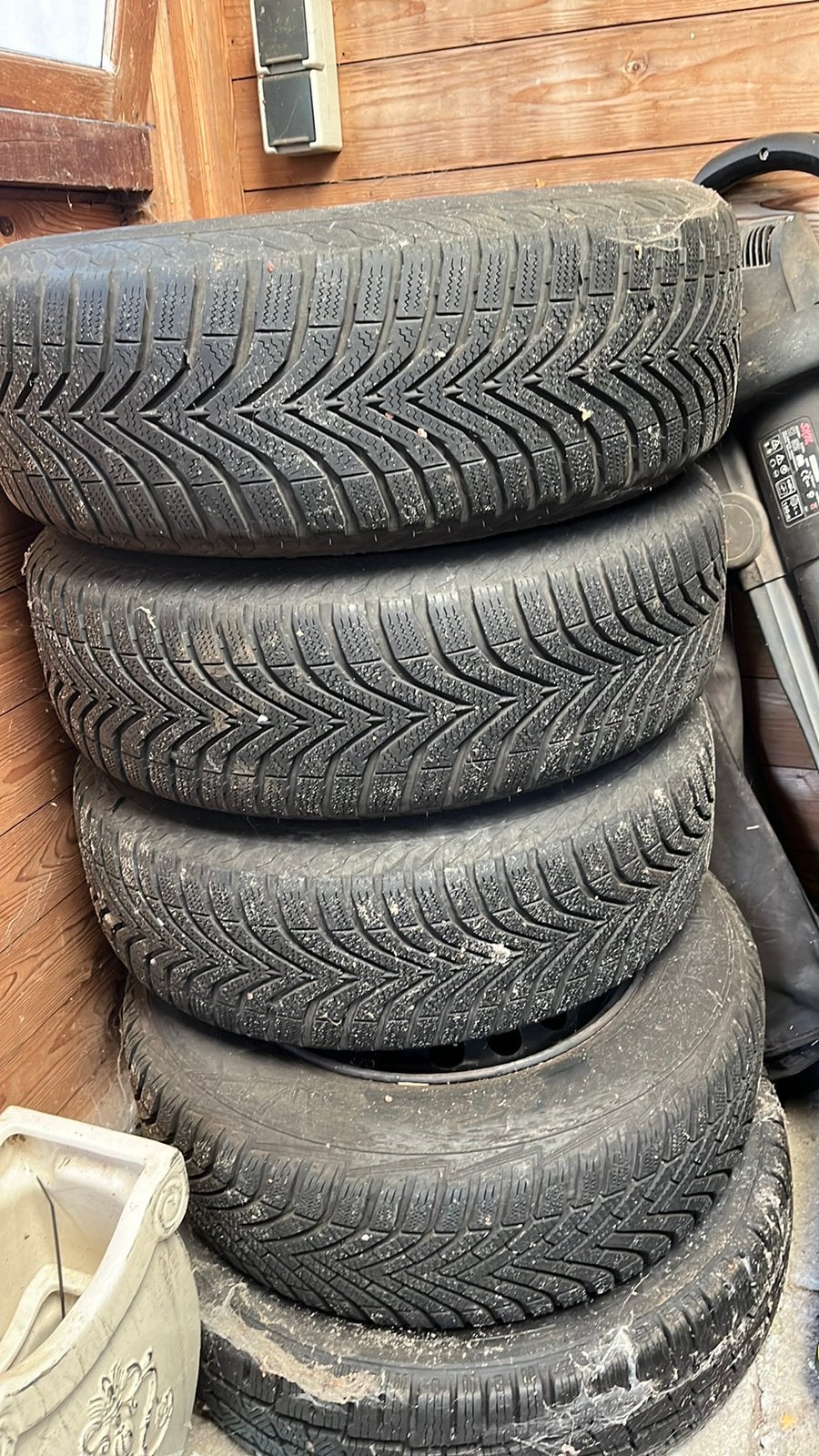 Vredestein winterbanden  195/65R15 91T M +S, Ophalen, Gebruikt