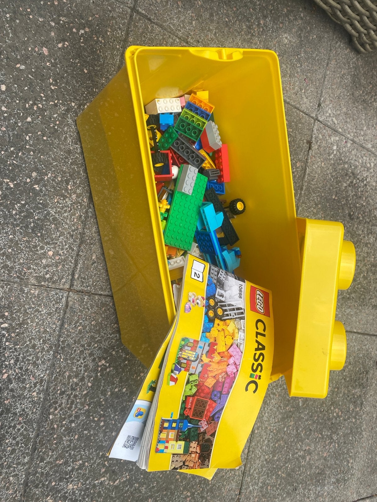 Grote doos LEGO Classic met instructieboekjes, Ophalen of Verzenden, Gebruikt, Overige merken