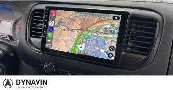 Apple carplay navigatie peugeot Partner android 16 Dynavin