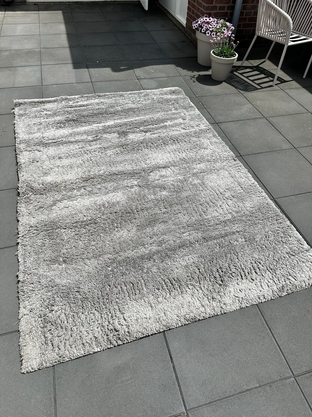 Grijs Vloerkleed - Zacht en Modern, Huis en Inrichting, Stoffering | Tapijten en Kleden, 150 tot 200 cm, 200 cm of meer, Ophalen of Verzenden