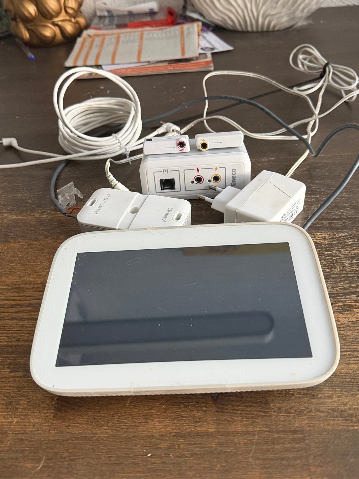 Eneco Toon thermostaat v2 Geroot, Ophalen of Verzenden, Slimme thermostaat, Gebruikt