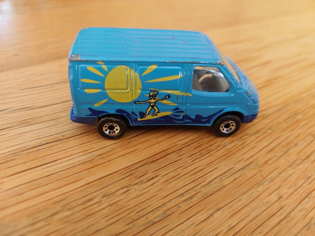 matchbox 66 ford transit in blue, Ophalen of Verzenden, Auto