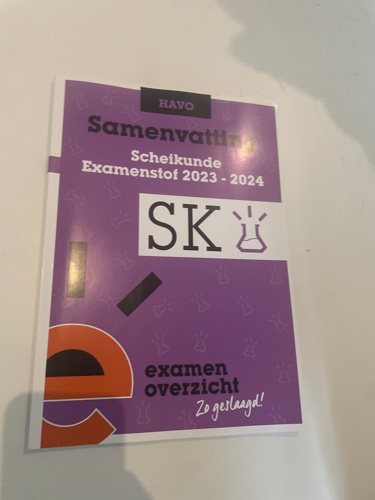 Samenvatting Scheikunde Examenstof HAVO 2023-2024, Ophalen of Verzenden, Zo goed als nieuw, HAVO, Scheikunde