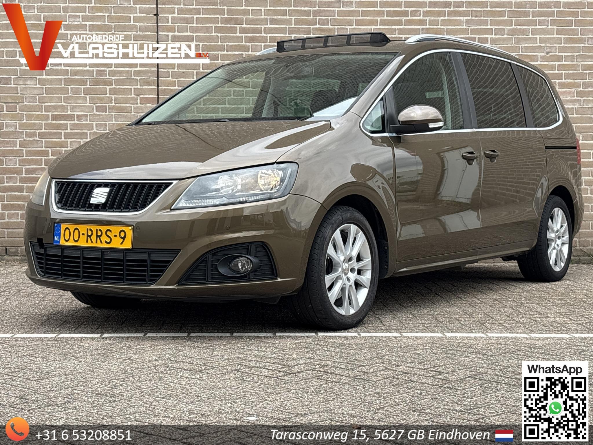 SEAT Alhambra 2.0 TDI Style 7 Persoons DSG | Pano | Climate, Auto's, Seat, Euro 5, Stof, Gebruikt, Zwart