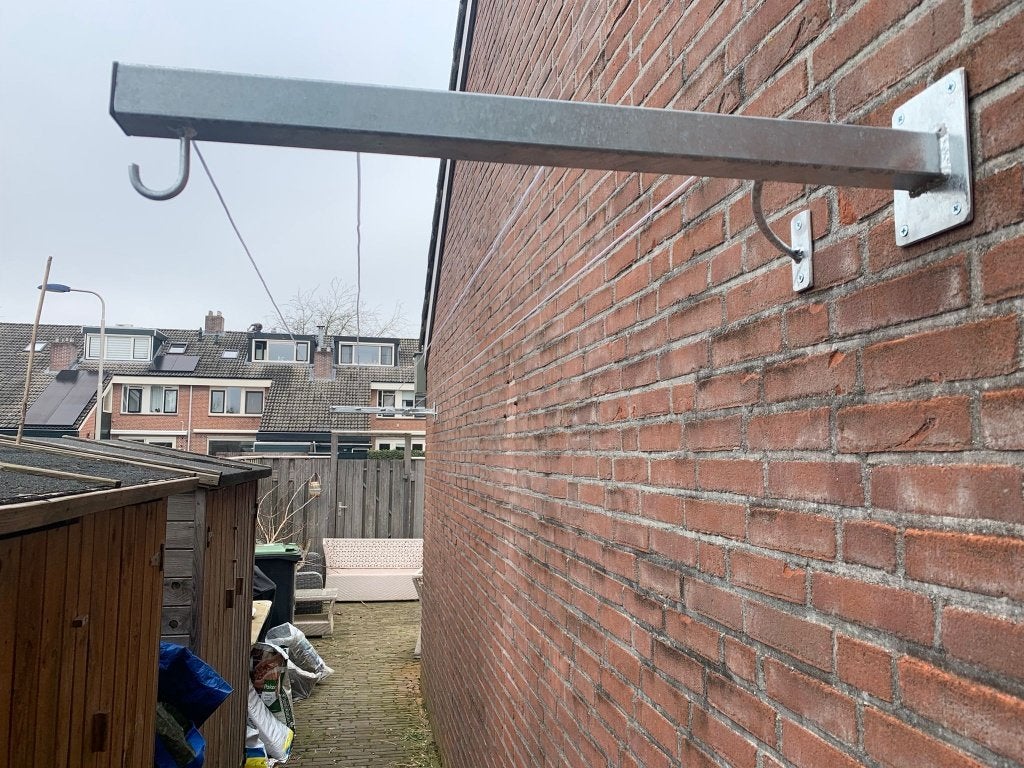 Duurzame ijzersterke waslijnmuurbeugels voor binnen / buiten, Ophalen of Verzenden, Nieuw, Overige typen