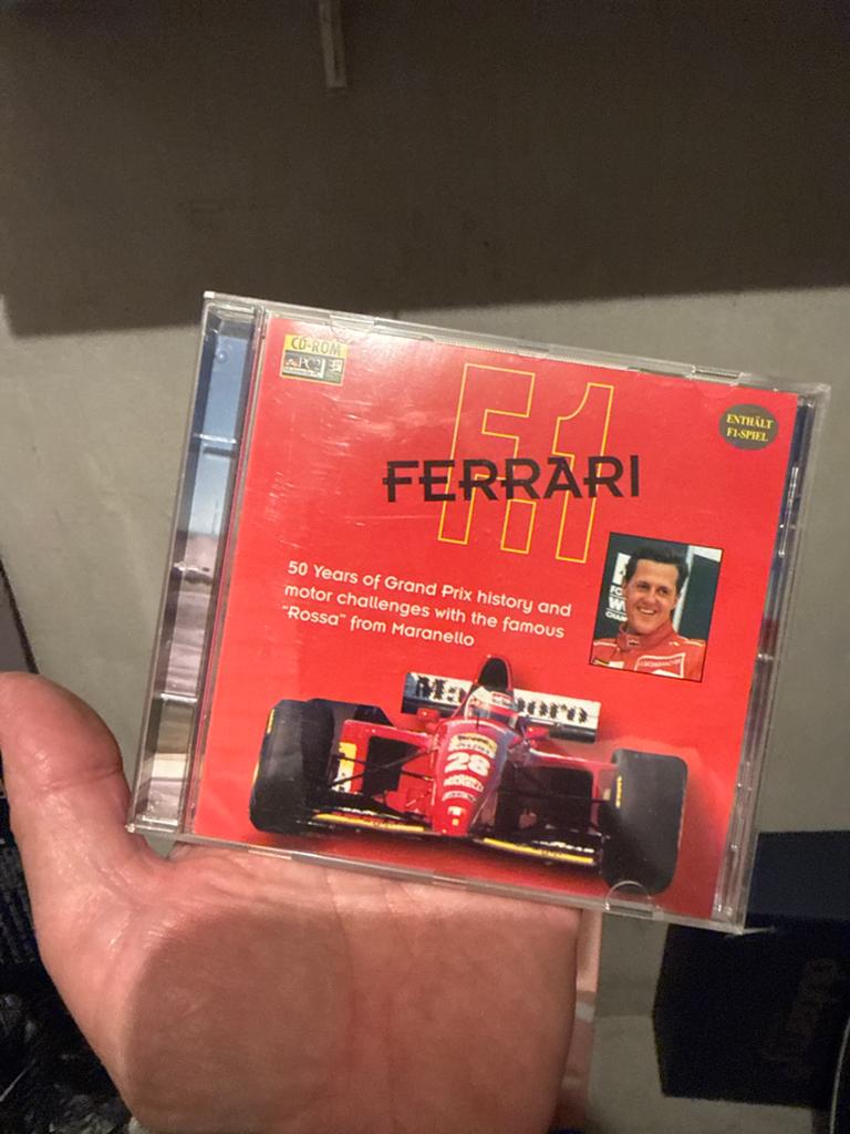 F1 Ferrari CD-ROM: 50 Jaar Grand Prix Geschiedenis, Gebruikt, 1 speler, Racen en Vliegen, Ophalen of Verzenden
