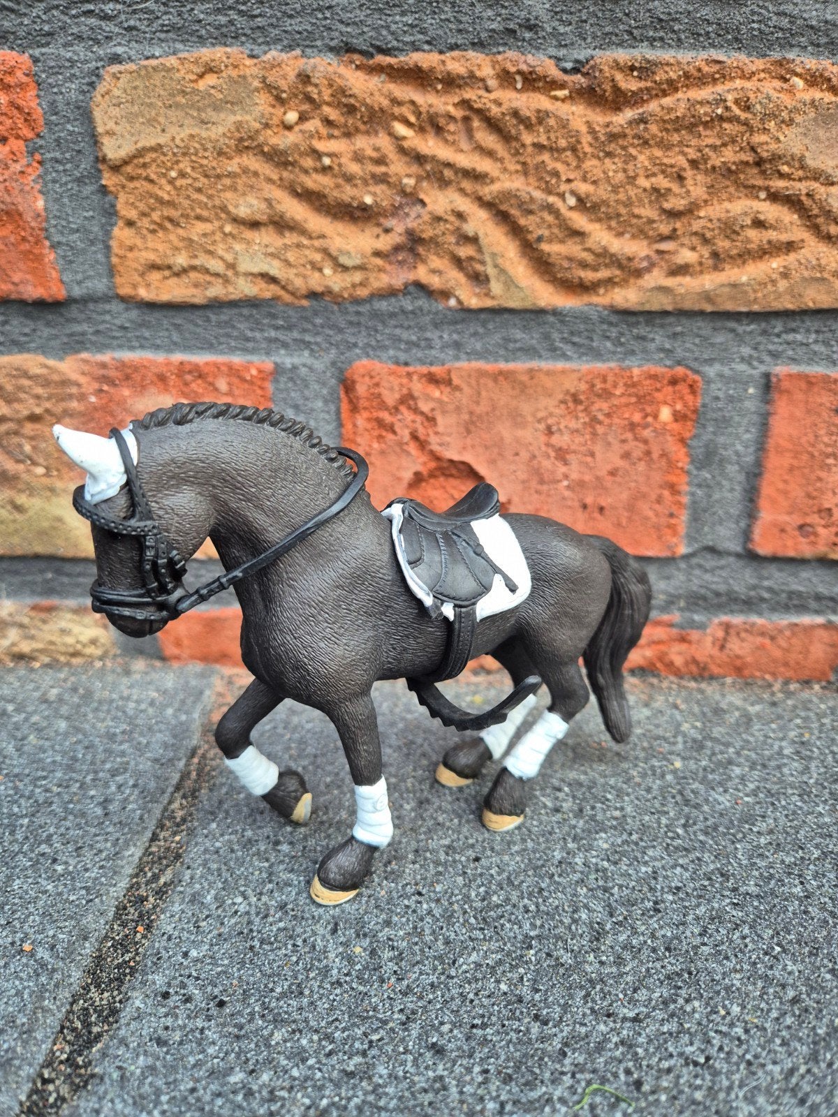 Schleich Friese Hengst, Ophalen of Verzenden, Zo goed als nieuw