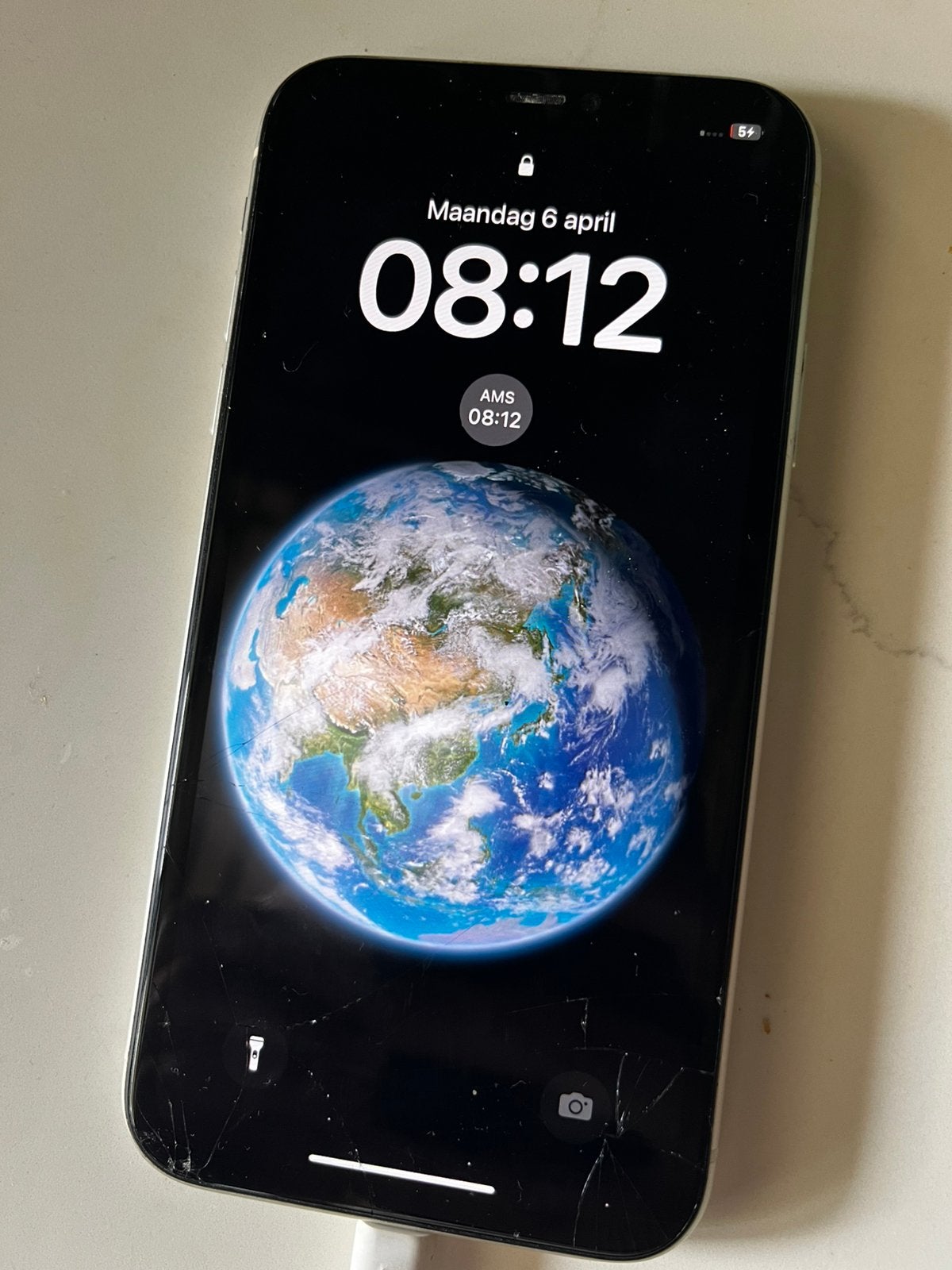 I phone 11 - Wit - 64GB - kapot scherm, Ophalen, Gebruikt, Wit, IPhone 11