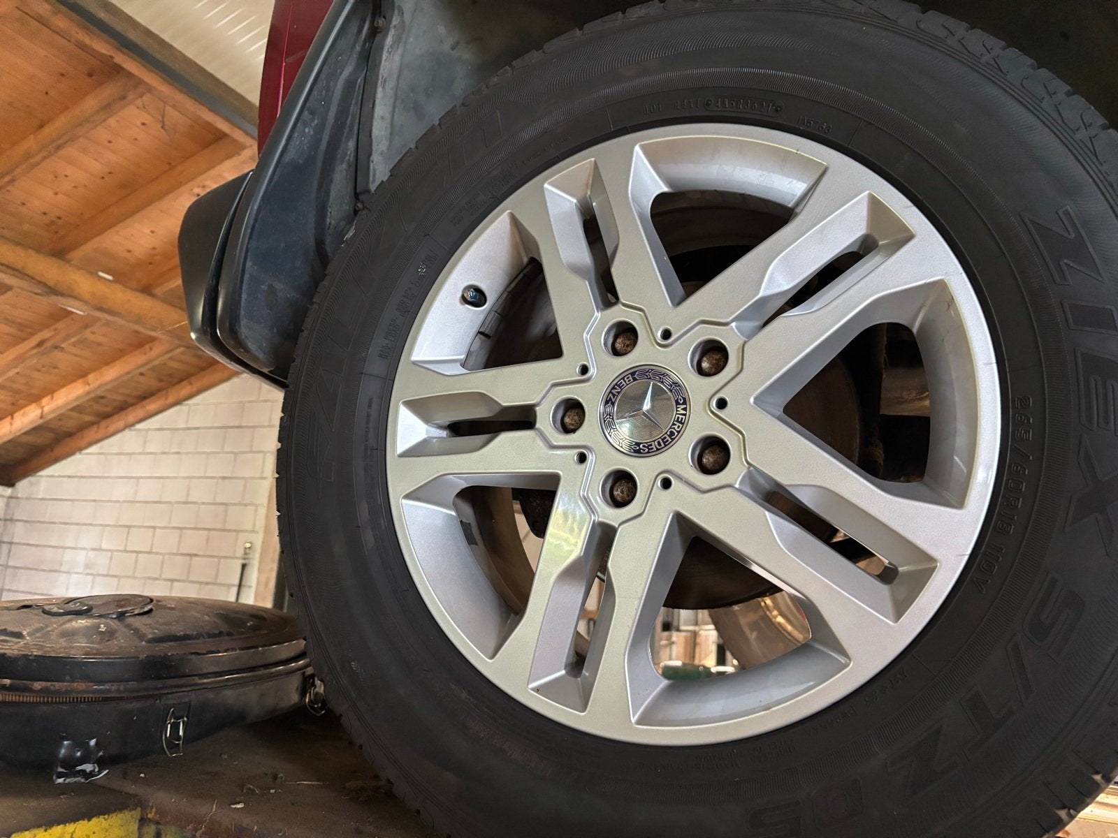 Mercedes G 500 velgen met goede banden, Ophalen, 18 inch, Gebruikt, G