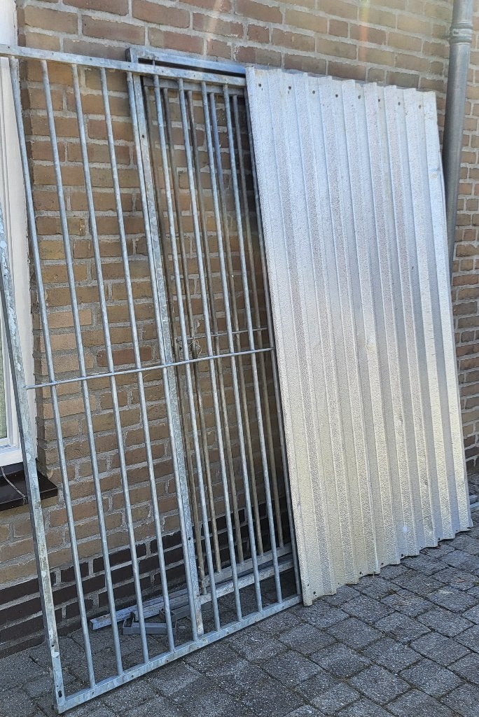 Ijzeren hekken, Tuin en Terras, Ophalen, Met poort, Gebruikt, Spijlenhekwerk