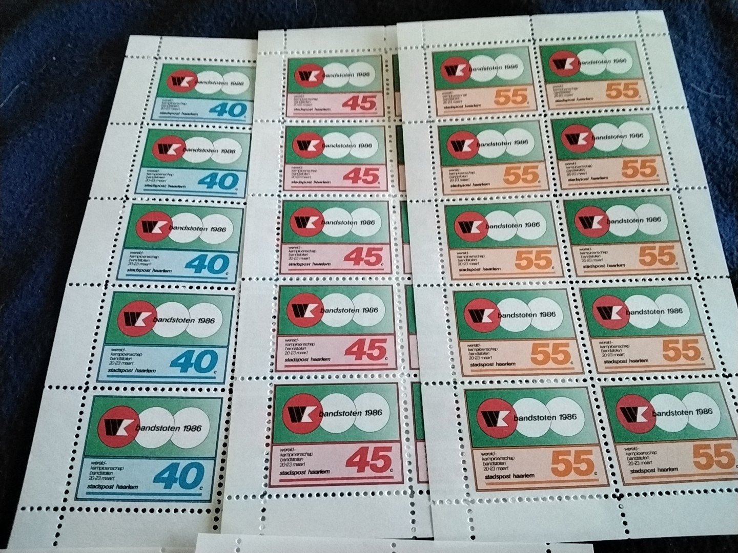 6 velletjes van 10 privé uitgifte, Verzenden, Koningin Beatrix