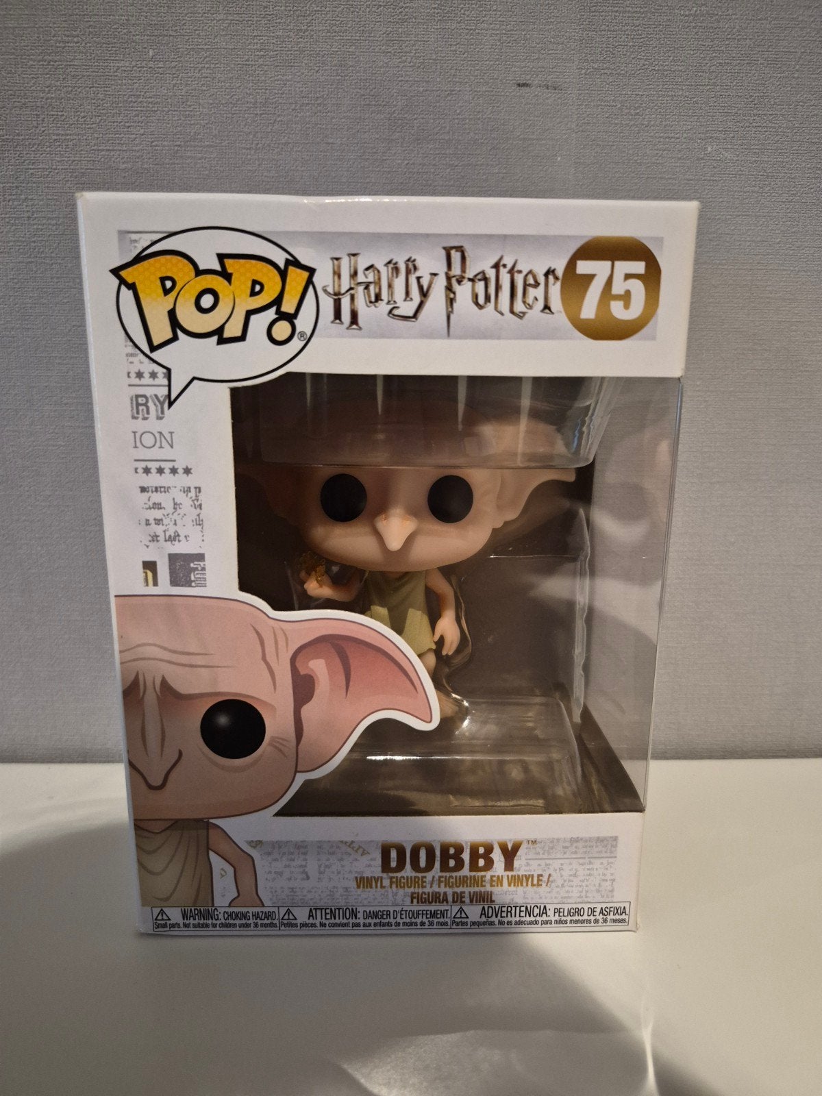 harry potter funkopop dobby 75, Ophalen of Verzenden, Zo goed als nieuw, Actiefiguurtje