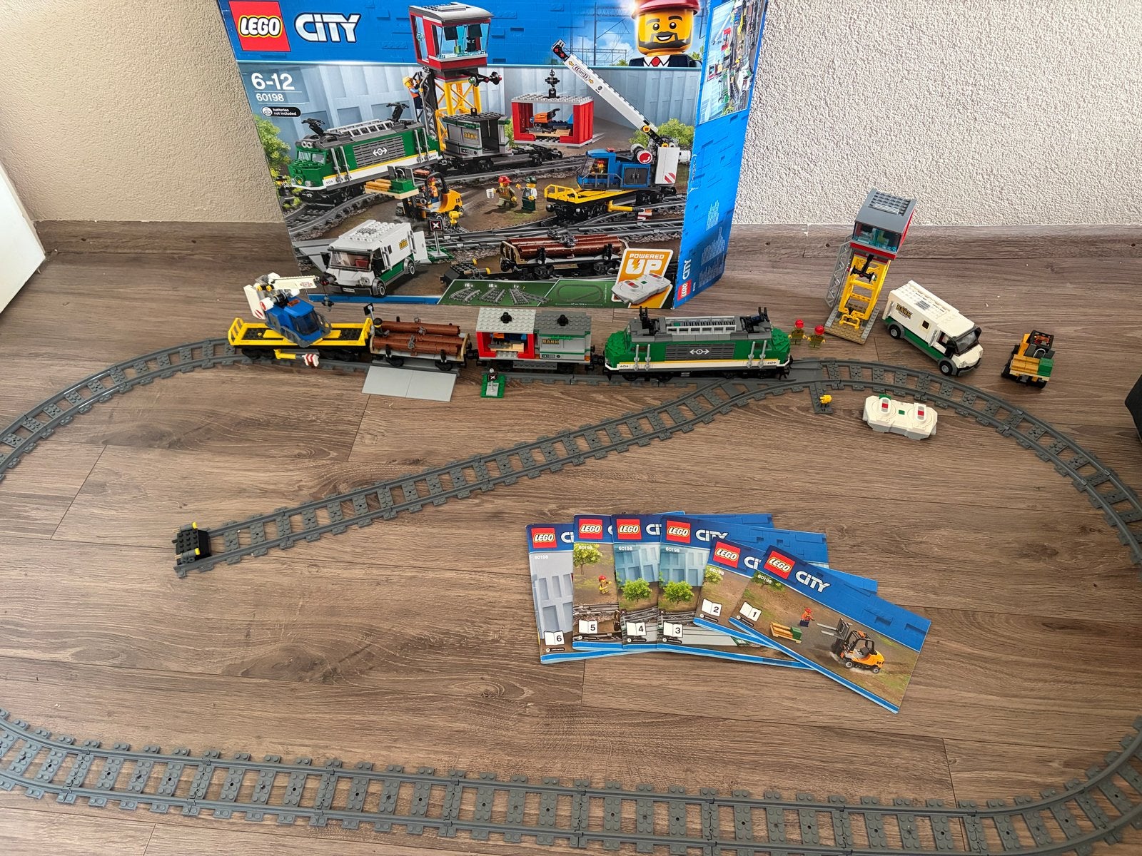 Lego City 60198 Vrachttrein met afstandsbediening, City, Lego, Ophalen of Verzenden, Zo goed als nieuw