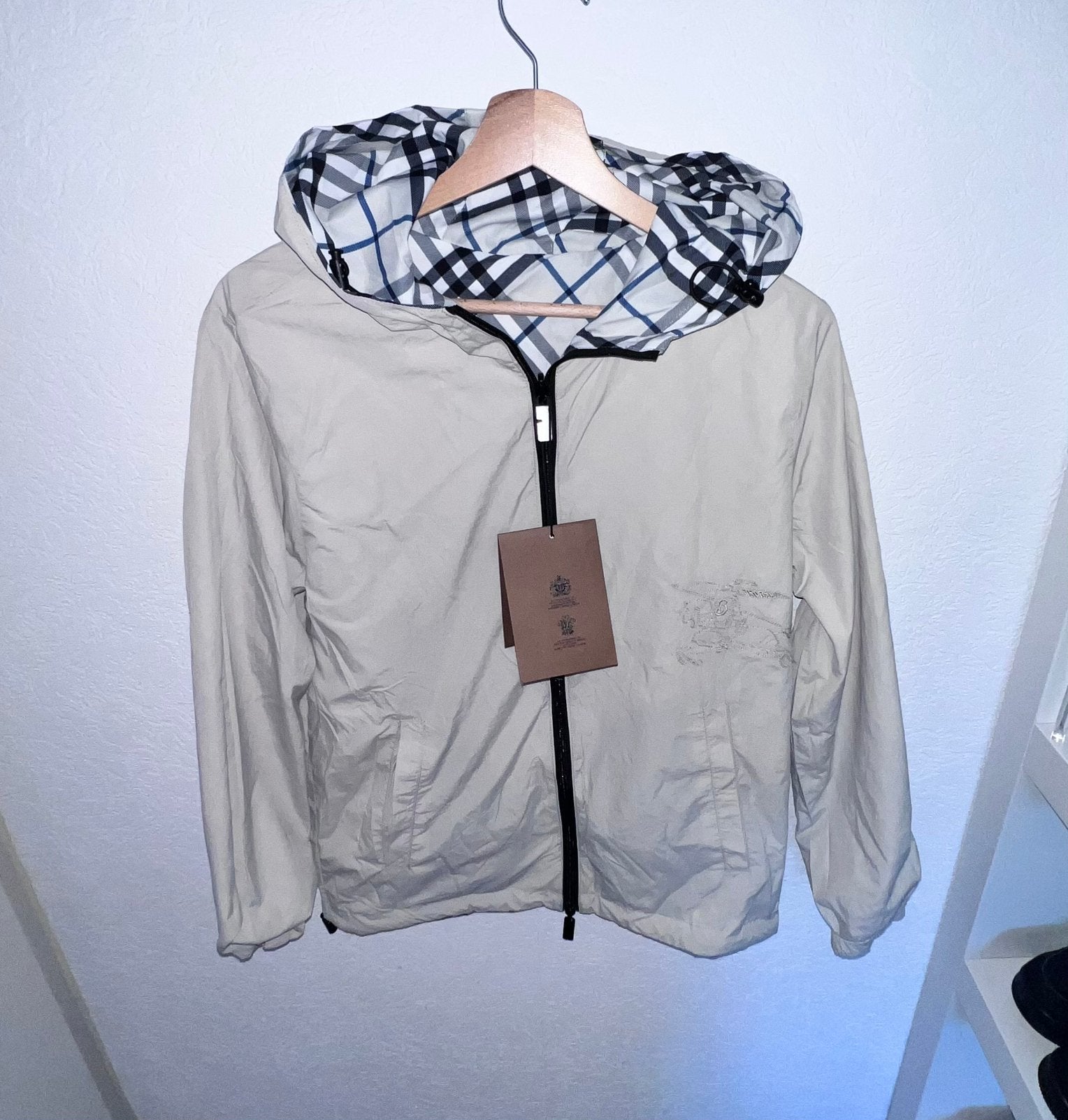 Burberry Reversible Windbreaker | NIEUW, Ophalen of Verzenden, Zo goed als nieuw, Zwart