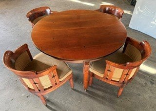 Schuitema eetkamer-set 'Shaker' met Club Chairs, Ophalen, Gebruikt, Shaker Schuitema, 4 tot 6 stoelen