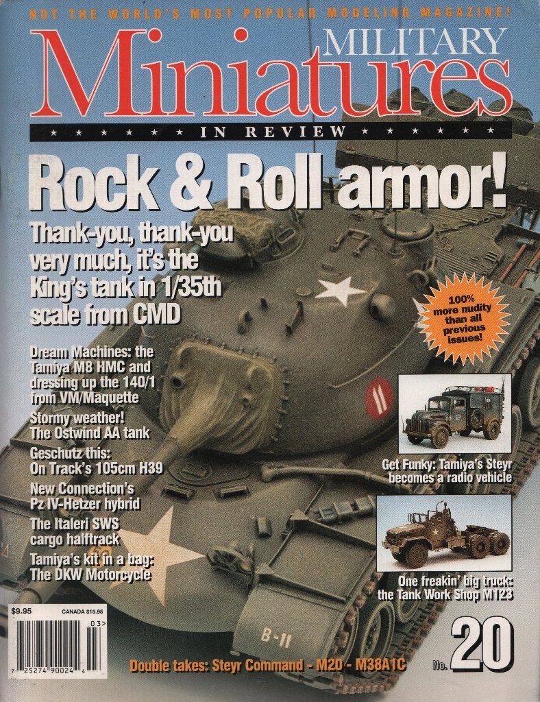 Military Miniatures in Review magazine No 20, Hobby en Vrije tijd, Overige merken, Auto, 1:32 tot 1:50, Nieuw