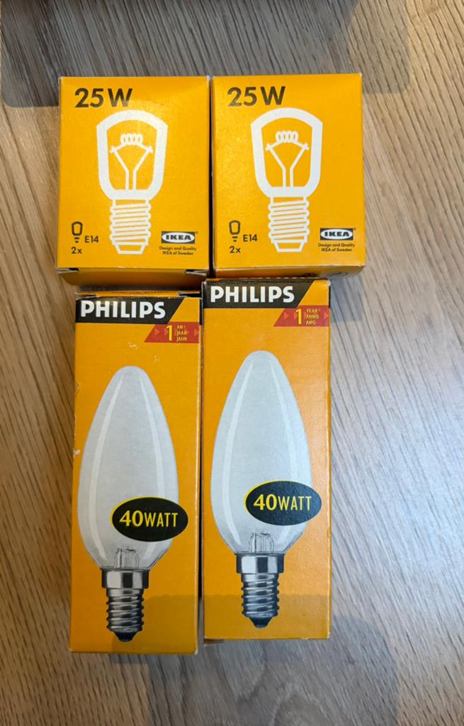 Gloeilampen, Ophalen, Nieuw