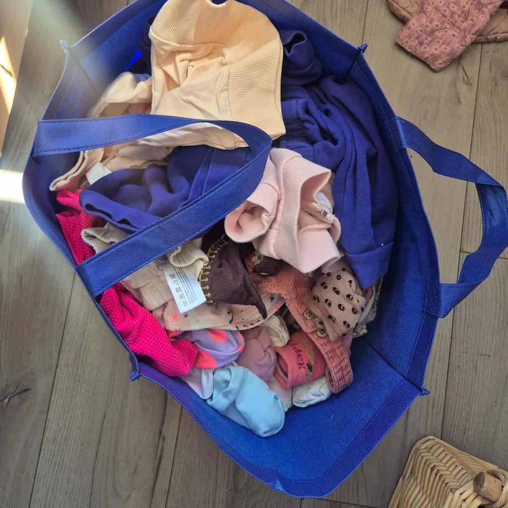 Grote tas vol kleding maat 86, Ophalen of Verzenden, Gebruikt, Meisje, Setje