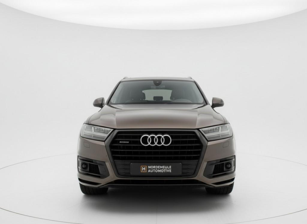 Audi Q7 3.0 TDI E-Tron Quattro Sport, Xenon, Pano, Camera, Auto's, Audi, Automaat, Gebruikt, Bruin, 259 pk