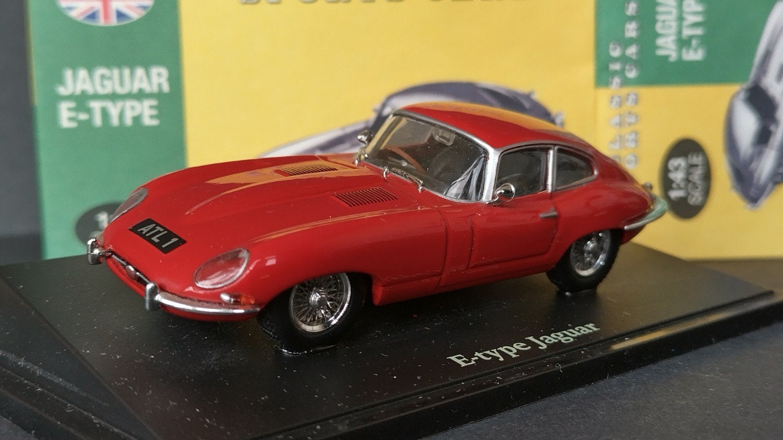 Jaguar E type Coupe 1:43 Atlas Collections Pol, Overige merken, Auto, Verzenden, .