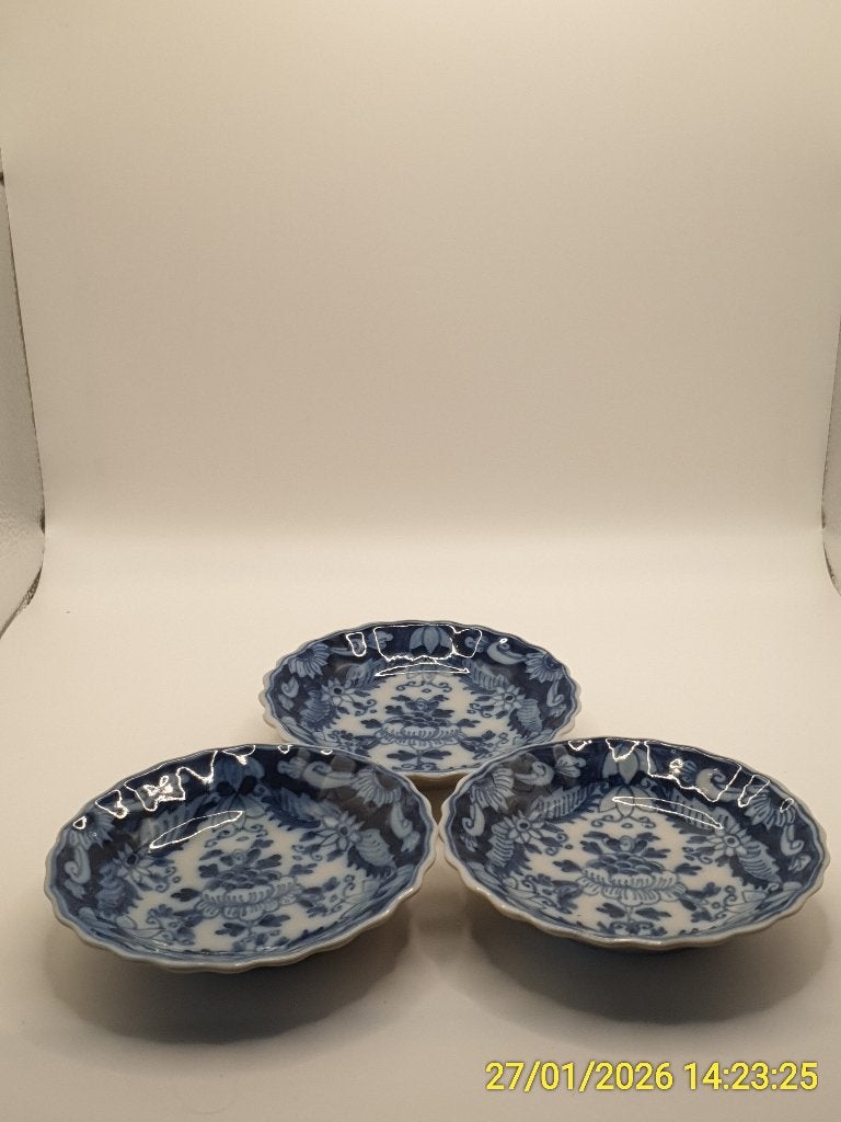 setje van 3 bordjes Makkum 873, Ophalen of Verzenden