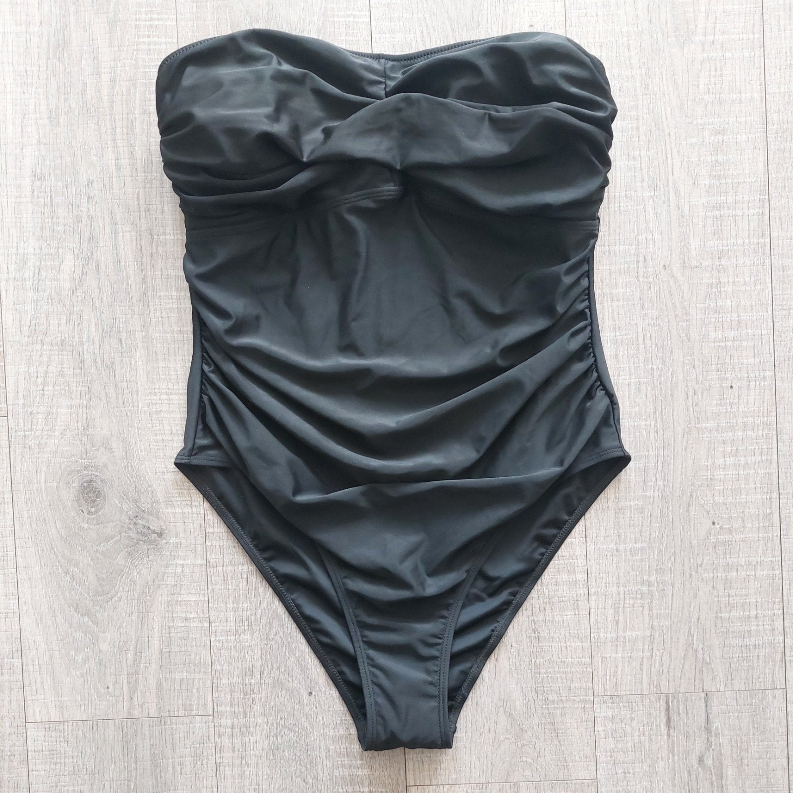 Shein strapless badpak XL NEW, Kleding | Dames, Zwart, Nieuw, Badpak, Ophalen of Verzenden