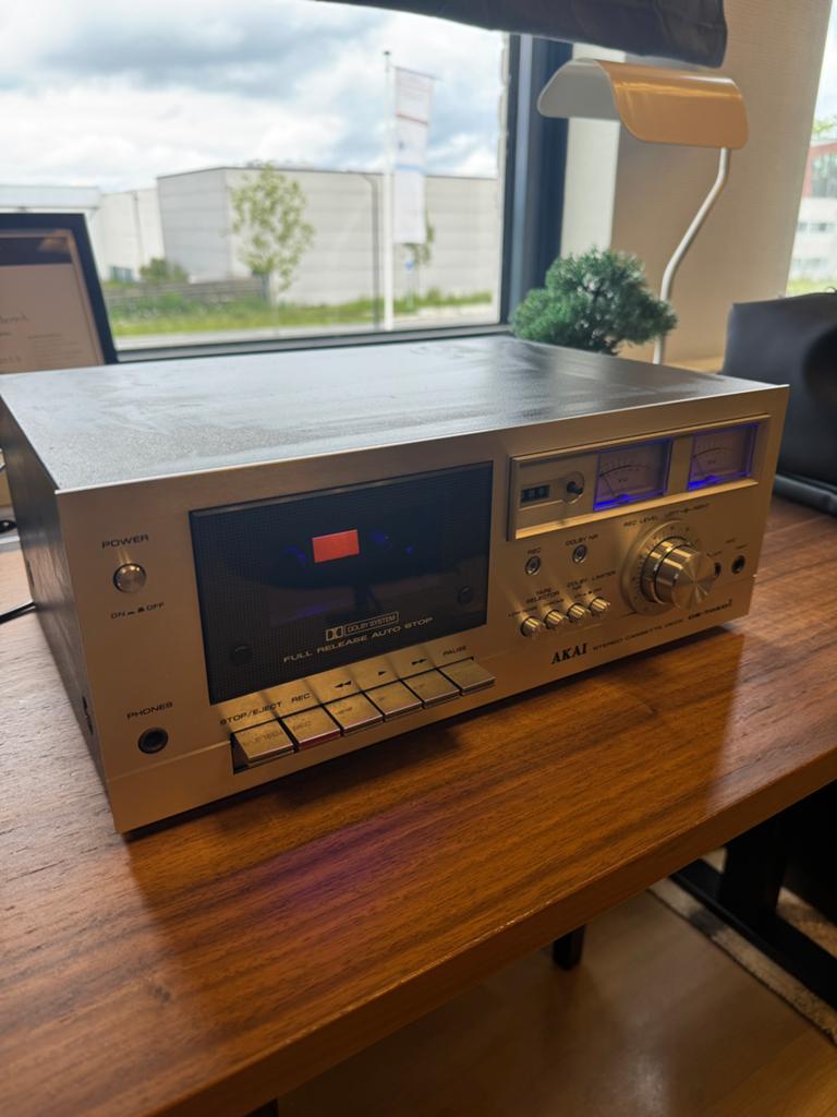 Akai CS-702D II Cassettedeck - Gereviseerd & Werkend, Audio, Tv en Foto, Cassettedecks, Ophalen, Akai