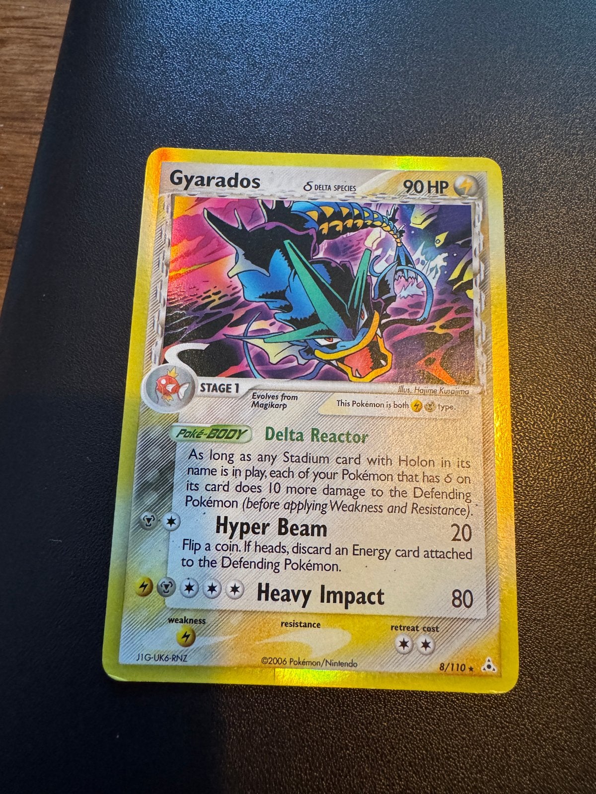 Gyarados Delta Species Holo 8/110, Ophalen of Verzenden, Gebruikt, Losse kaart, Foil