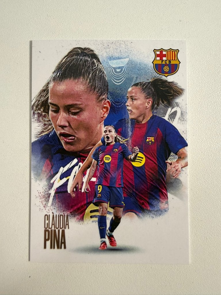 Claudia Pina Futera FX Barcelona 2026, Ophalen of Verzenden, Nieuw, Buitenlandse clubs, Poster, Plaatje of Sticker