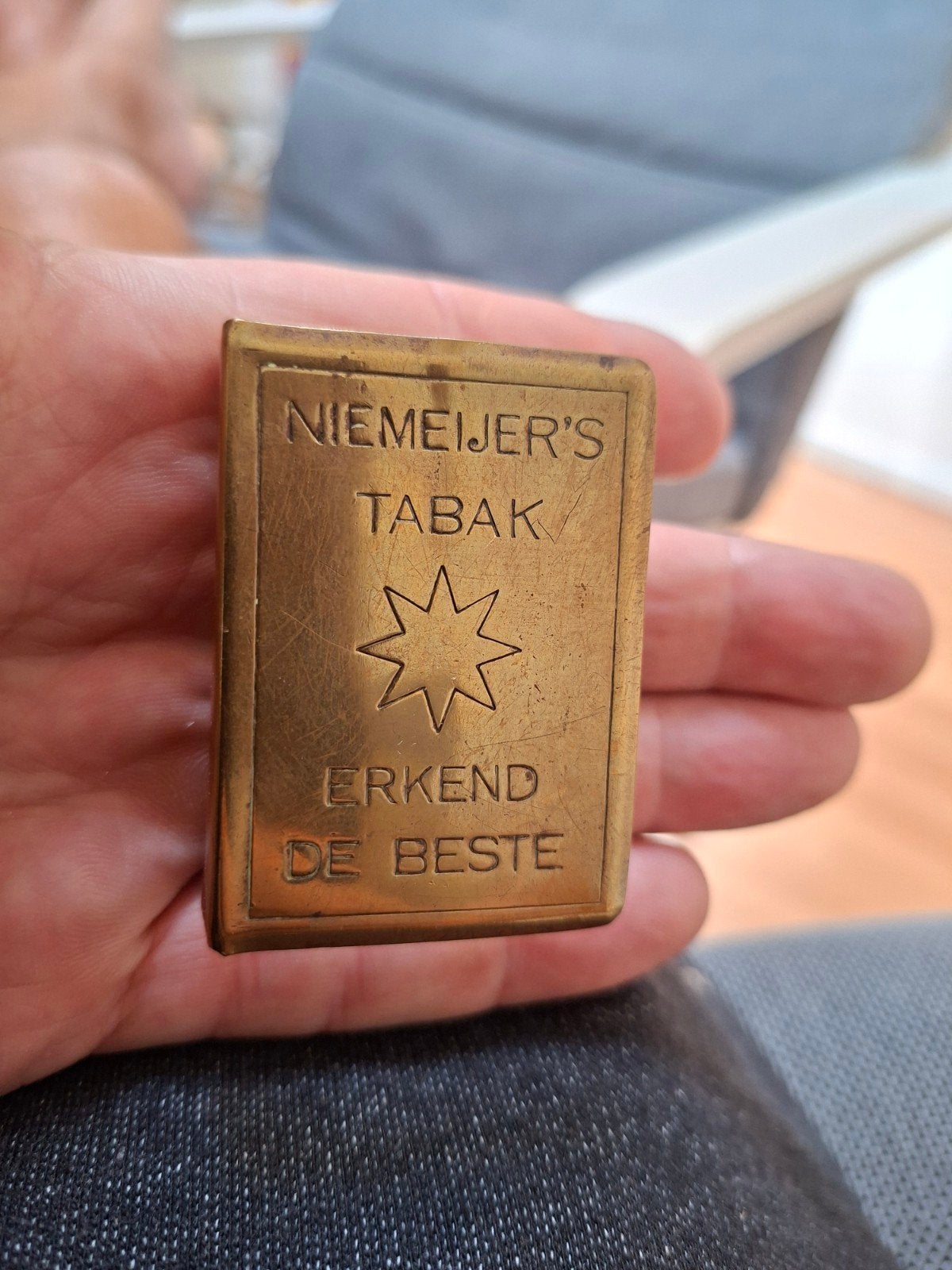 Vintage Niemeijer's Tabak Messing, Ophalen