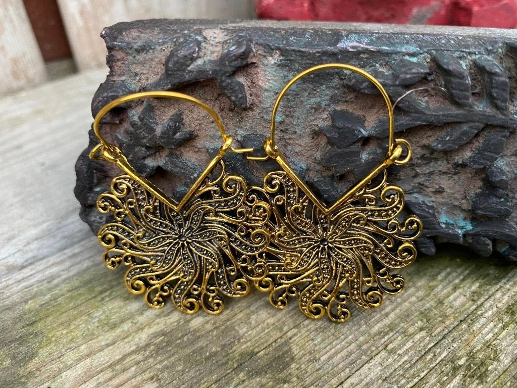 Prachtige bohemian berber oorbellen., Overige materialen, Hangers, Overige kleuren, Nieuw