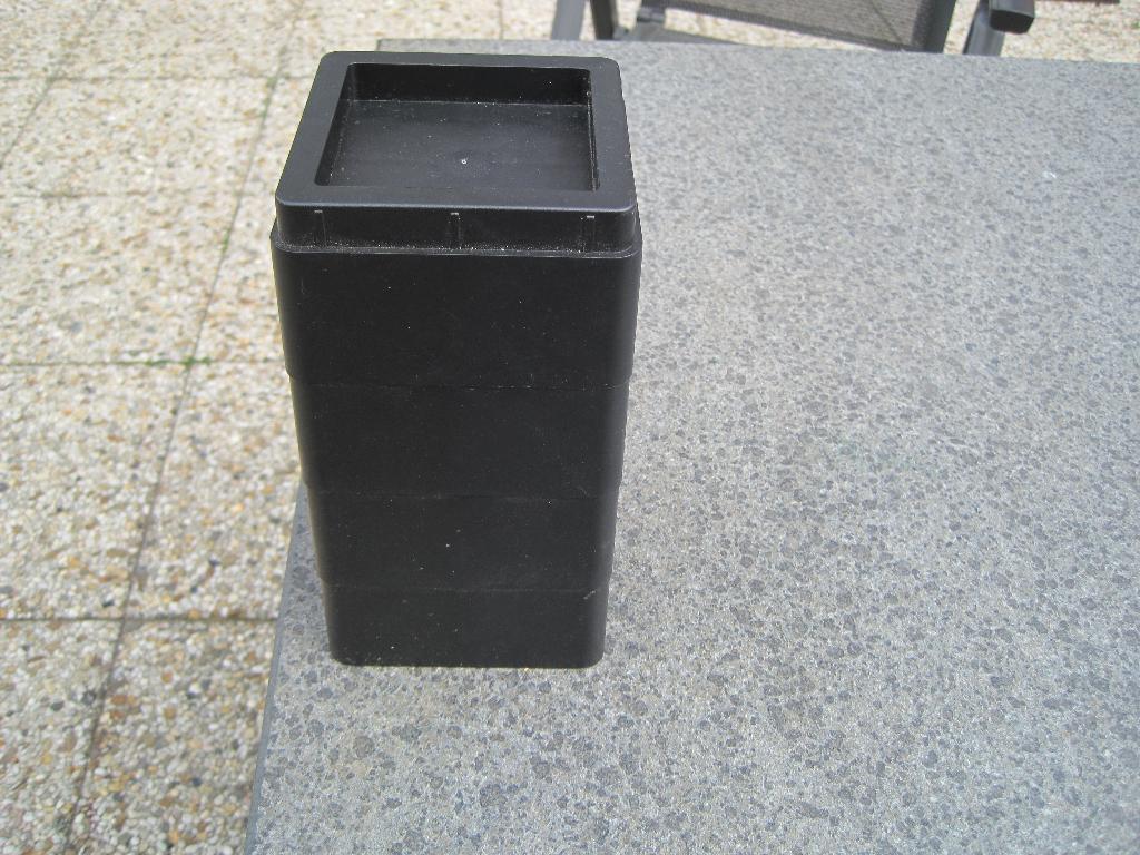 Bedverhogers, Ophalen, Overige materialen, Eenpersoons, Zwart