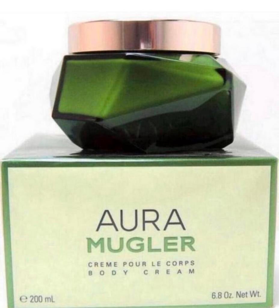 Aura Thierry Mugler 200 ml body Cream in doos Discontinued, Ophalen of Verzenden, Nieuw