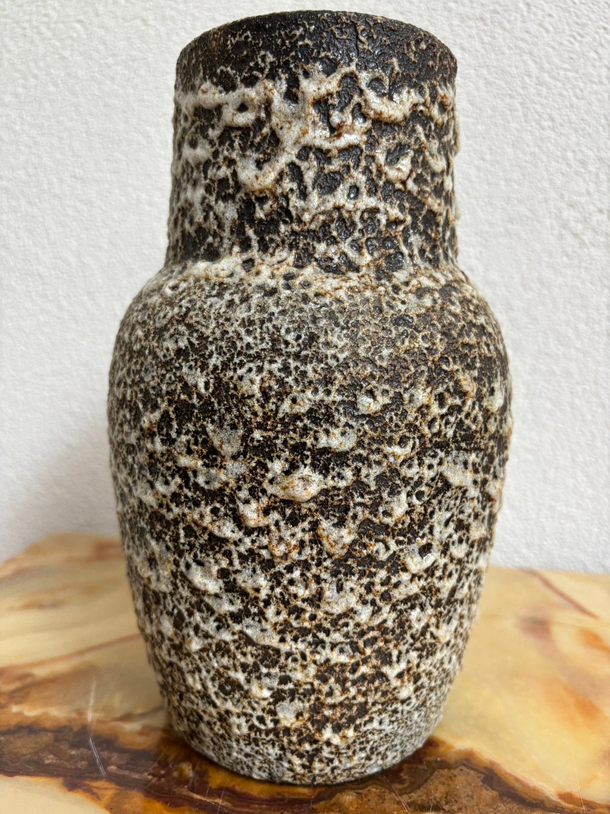Fat lava vaas Atelier de Steenuil Rijswijk (NL) 24 cm, Ophalen of Verzenden