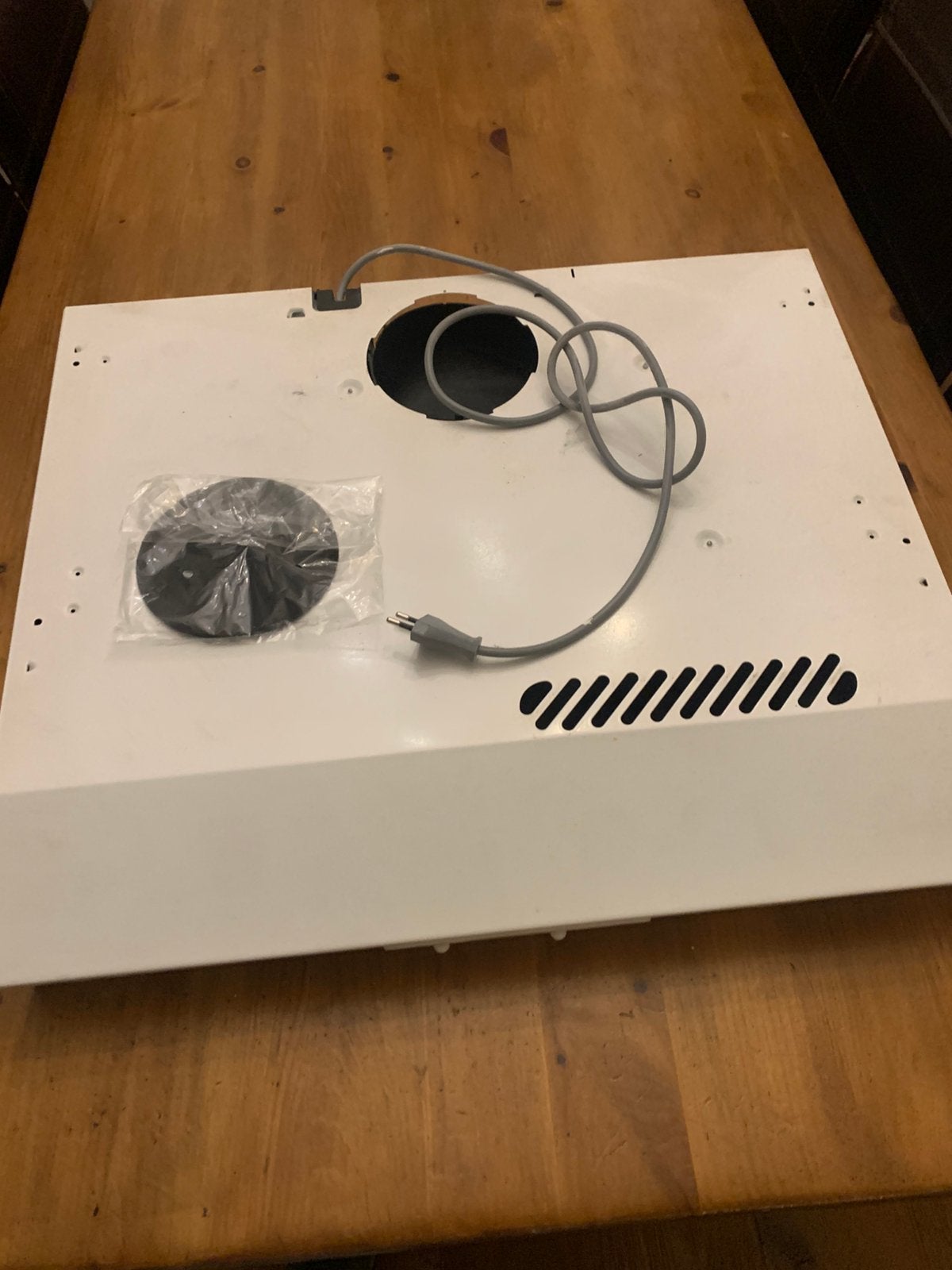 Ikea Lagan afzuigkap wit met licht, Ophalen, Gebruikt, Vrijstaand, Vlakschermkap