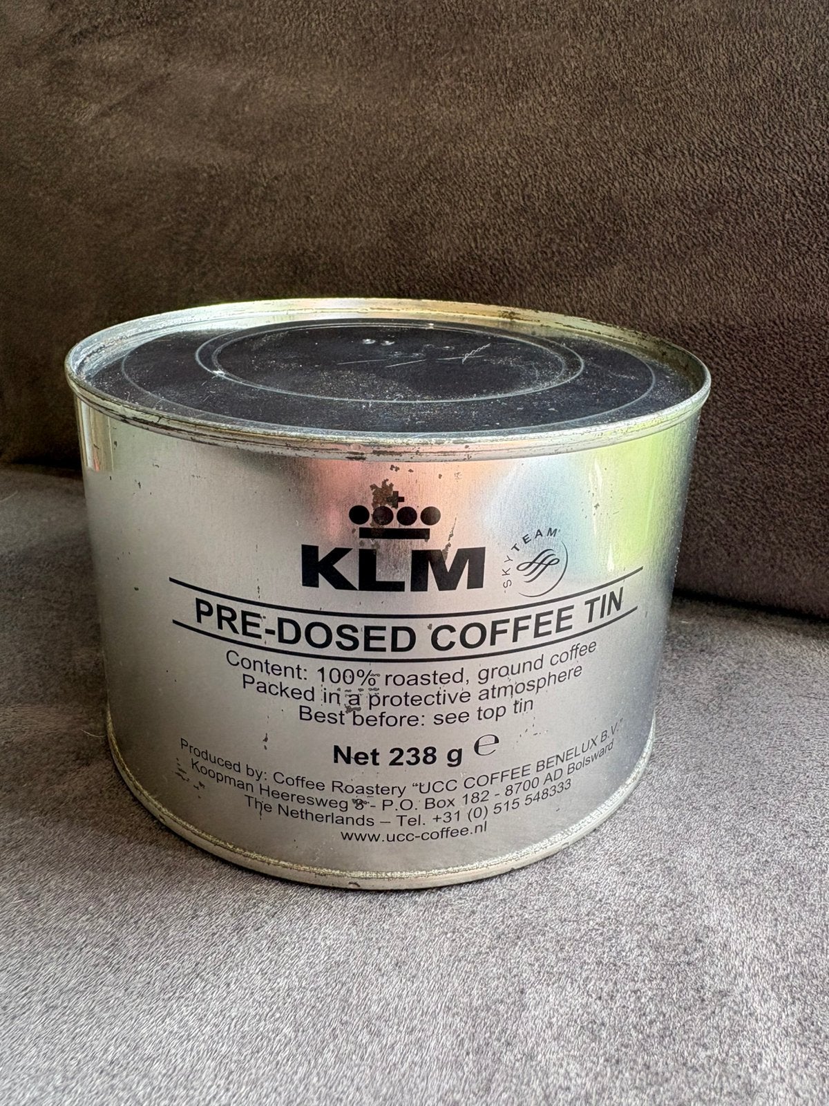 KLM galley koffieblik, Ophalen of Verzenden, Overige typen