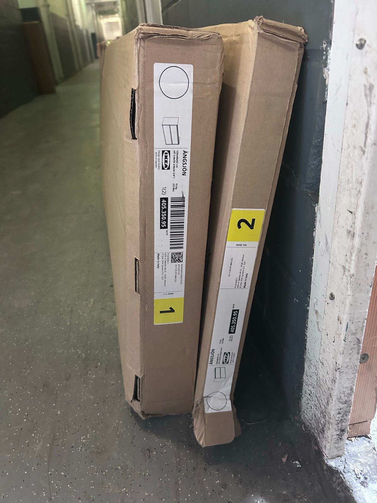 IKEA ÅNGSJÖN wastafel - wit hoogglans - Nieuw, Huis en Inrichting, Ophalen, Nieuw, 50 tot 100 cm, Minder dan 100 cm