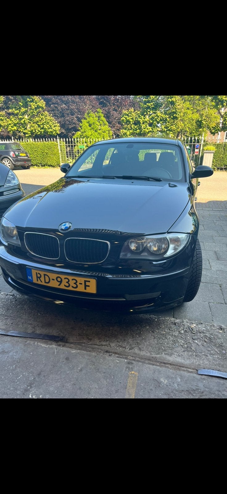 BMW 1-Serie 1.6 116I 5DR AUT 2008 Zwart, Auto's, 4 cilinders, 1200 kg, 650 kg, Geïmporteerd