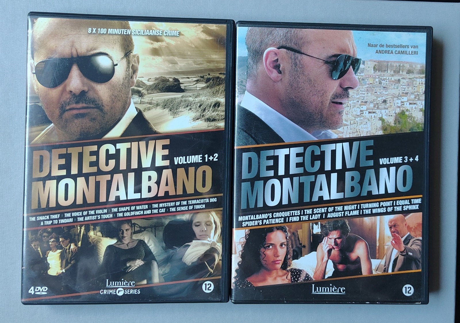Detective Montalbano - Volume 1 t/m 4 / Lumière, Verzenden, Italiaans, Misdaad, Nederlands