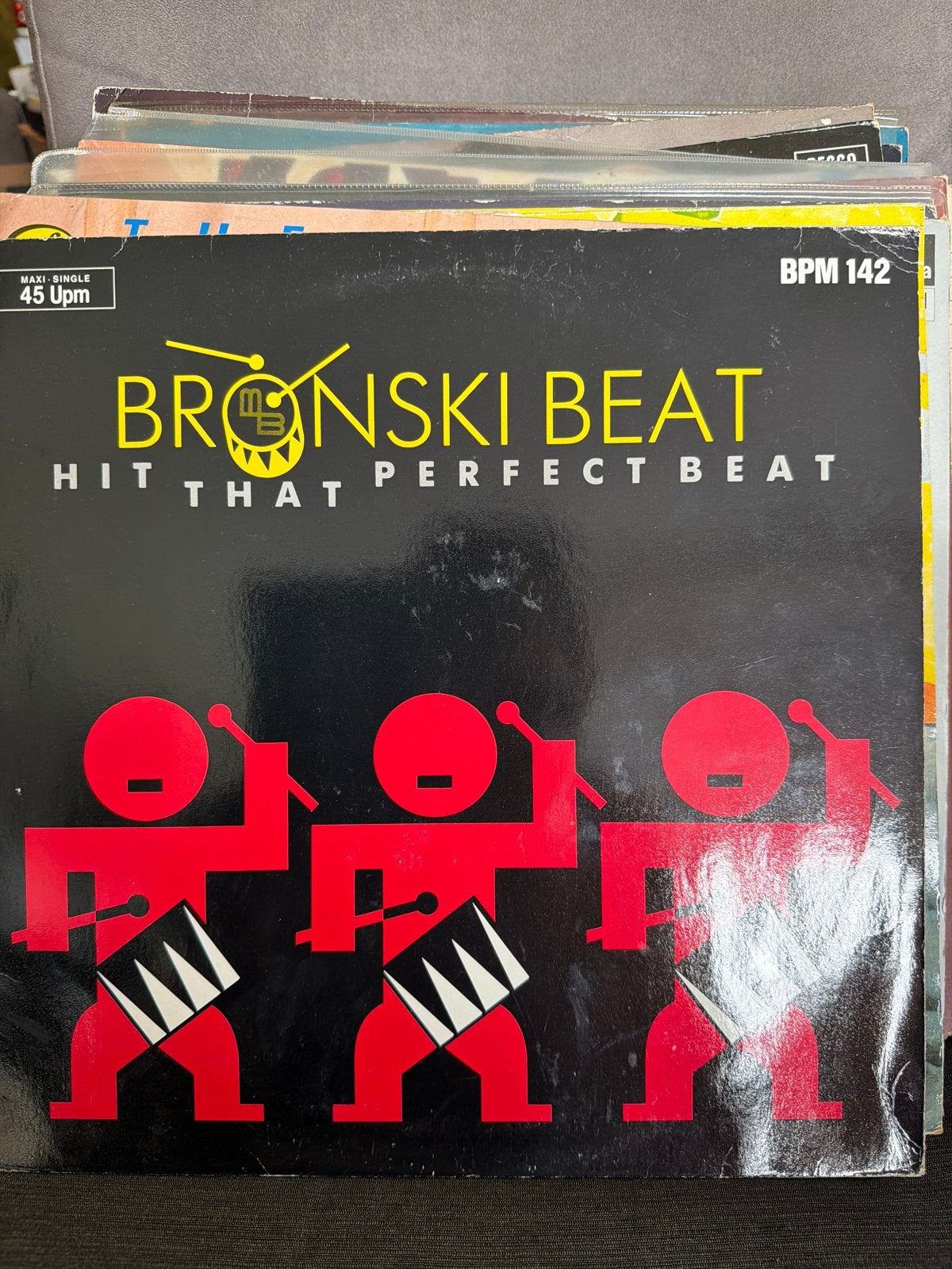 KG.   Bronski Beat  Hit That Perfect Beat (Maxi- 45 Upm), Gebruikt, Ophalen of Verzenden, Pop, EP